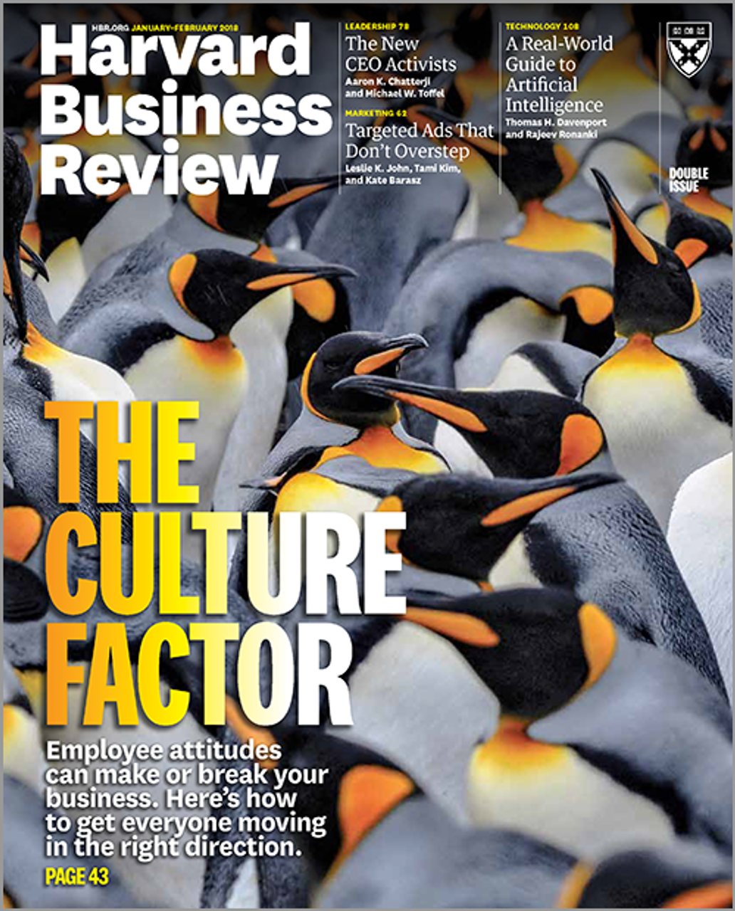Harvard Business Review, January/February 2018 ^ BR1801
