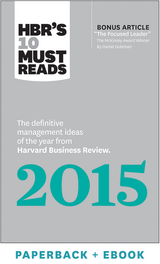 HBR's 10 Must Reads 2015: The Definitive Management Ideas of the Year from Harvard Business Review (Paperback + Ebook) ^ 1026BN