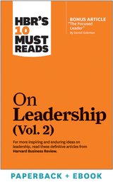 HBR's 10 Must Reads on Leadership, Vol. 2 (Paperback + Ebook) ^ 1097BN