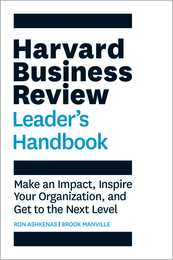 Harvard Business Review Leader's Handbook: Make an Impact