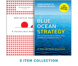 Blue Ocean Strategy with Harvard Business Review Classic Article "Red Ocean Traps" (2 Books) ^ 10179