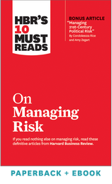 HBR's 10 Must Reads on Managing Risk (Paperback + Ebook) ^ 1102BN