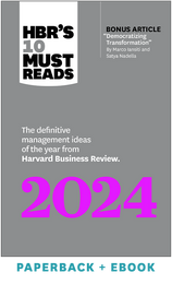 HBR's 10 Must Reads 2024 (Paperback + Ebook) ^ 1140BN