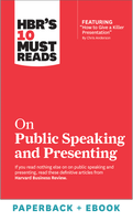 HBR's 10 Must Reads on Public Speaking and Presenting (Paperback + Ebook) ^ 1101BN