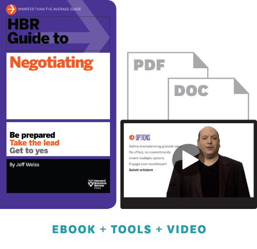 HBR Guide to Negotiating Toolkit ^ 10076