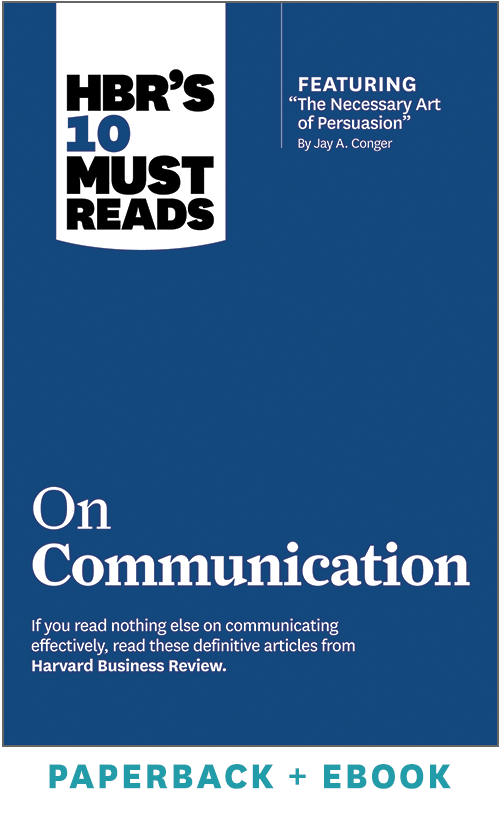HBR's 10 Must Reads on Communication (Paperback + Ebook) ^ 1031BN