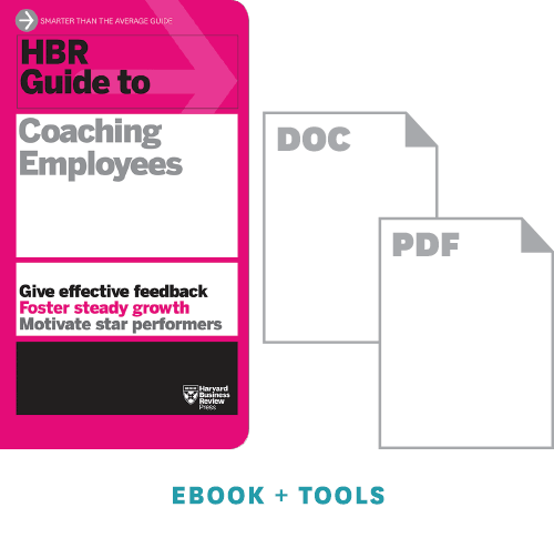 HBR Guide to Coaching Employees Toolkit ^ 13990H