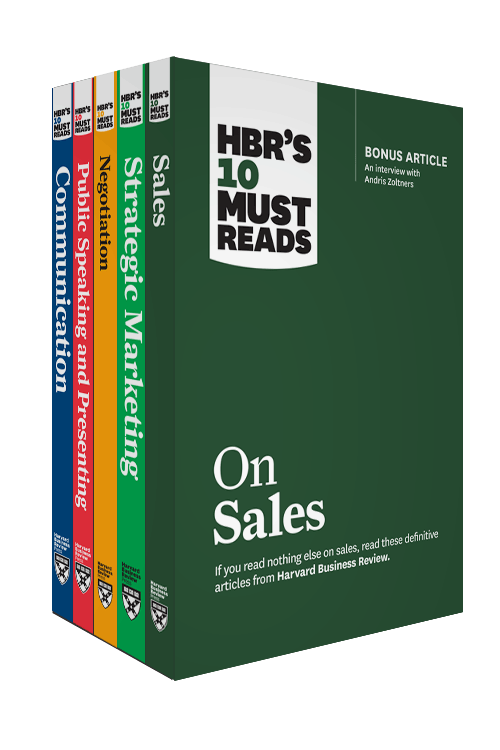 HBR's 10 Must Reads for Sales and Marketing Collection (5 Books) ^ 10374