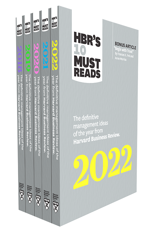 5 Years of Must Reads from HBR: 2022 Edition (5 Books) ^ 10583