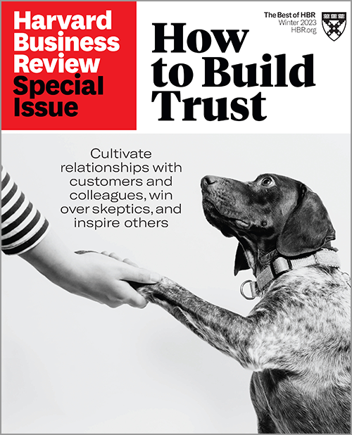 How to Build Trust (HBR Special Issue) ^ SPWI23
