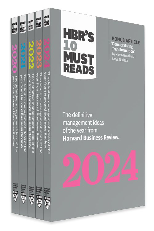 5 Years of Must Reads from HBR: 2024 Edition (5 Books) ^ 10737