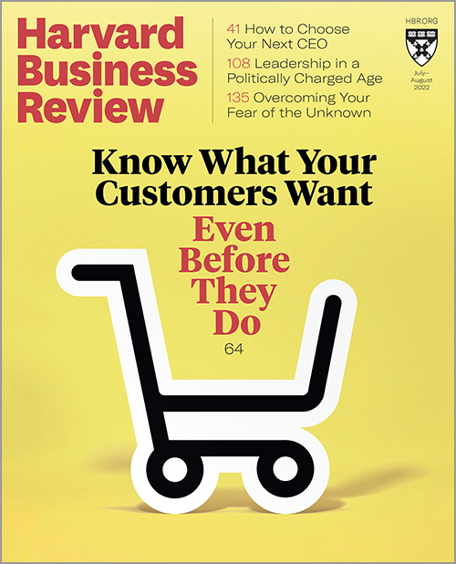 Harvard Business Review, July/August 2022