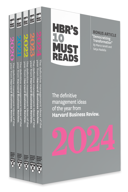 5 Years of Must Reads from HBR: 2024 Edition (5 Books)