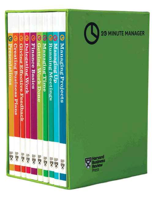 HBR 20-Minute Manager Boxed Set (10 Books) (HBR 20-Minute Manager