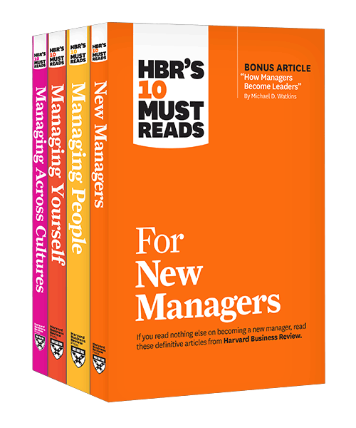 HBR's 10 Must Reads for New Managers Collection (4 Books)