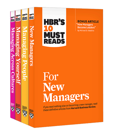 HBR's 10 Must Reads for New Managers Collection (4 Books)