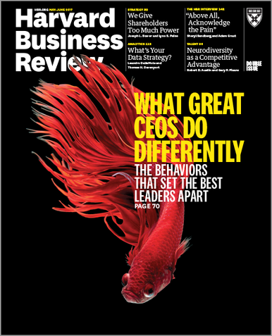 Harvard Business Review, May/June 2017