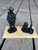 Fireman & Fire Hydrant on Wood Base