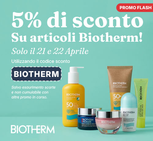 Sconto su articoli Biotherm