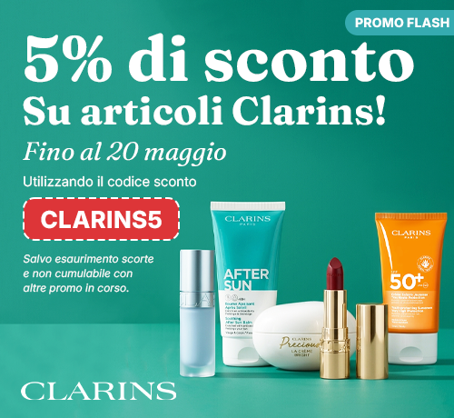 Sconto su articoli Clarins