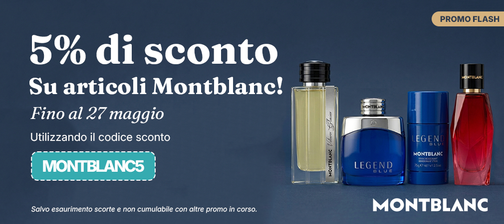 5% di sconto su Montblanc