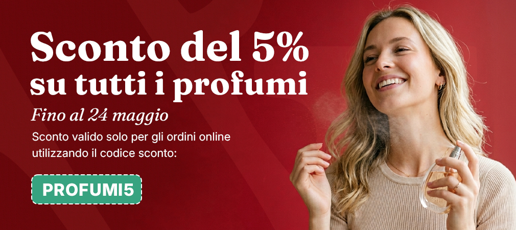 Profumi sconto del 5%