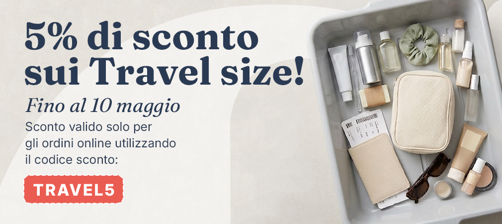 Sconto sui Travel Size