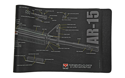 TEKMAT CUTAWAY RIFLE MAT AR15 BLK