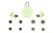 AXIL X20 Earplug Slate Green