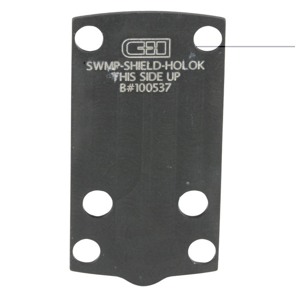 C&H Precision S&W M&P Shield 2.0 Holok-Shield Optic Mounting Plate
