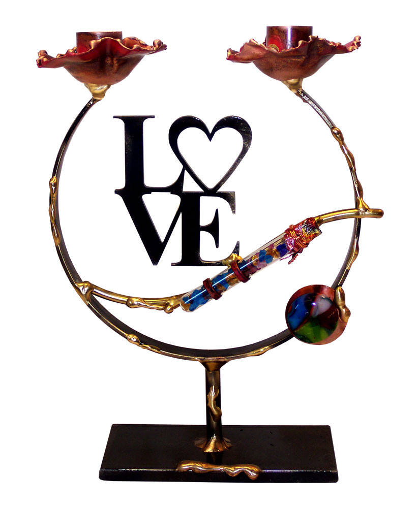 Jewish Wedding Glass Keepsake Love Candlesticks Your Holy Land Store