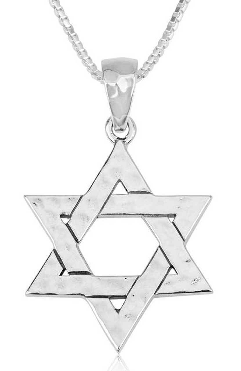 Shop Saks Fifth Avenue Collection 14K White Gold & 0.11 TCW Diamond Star Of David  Pendant Necklace | Saks Fifth Avenue