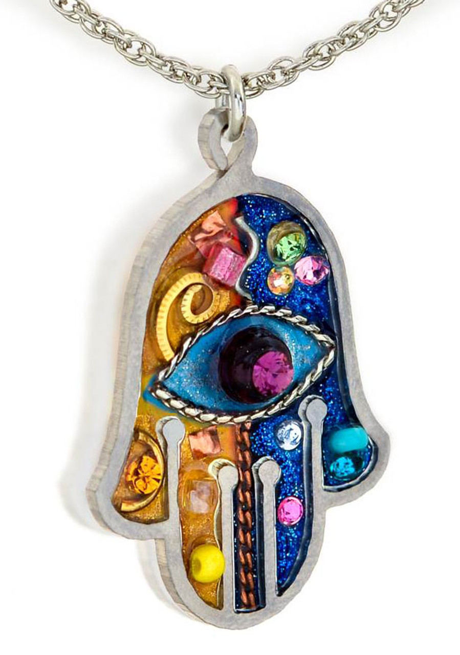 hamsa necklace jewish