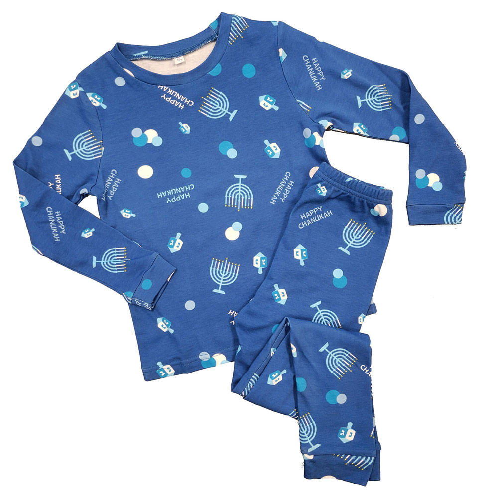 Chanukah Pajamas For Kids Your Holy Land Store - Main Image