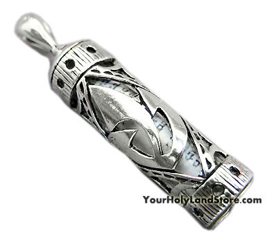 MEZUZAH PENDANT + SHEMA YISRAEL SCROLL Your Holy Land Store