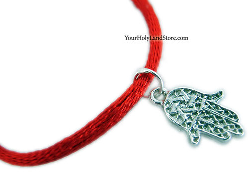 925 Silver Red String Kabbalah Bracelet