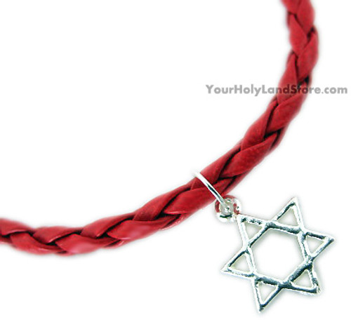 925 Sterling Silver Red String KABBALAH DAVID STAR BRACELET 925 Sterling Silver Red String KABBALAH DAVID STAR BRACELET
