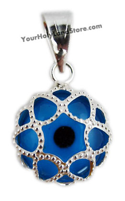 925 Sterling Silver PROTECTION PENDANT AGAINST EVIL EYE