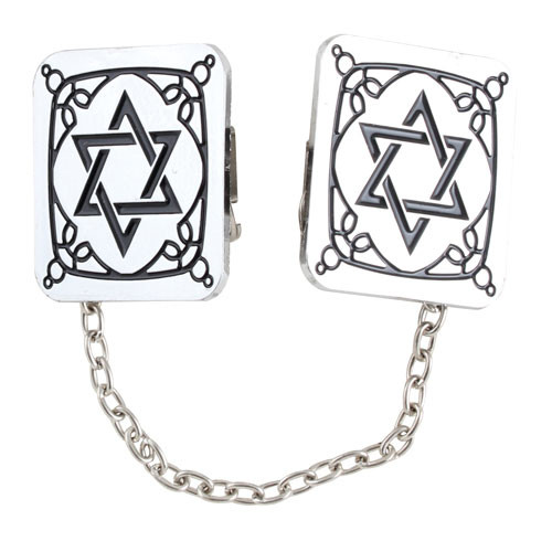 Magen David Tallit Clips Magen David Tallit Clips