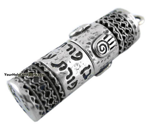 Protection Spinning Kabbalah Pendant with Scroll and Blessing Protection Spinning Kabbalah Pendant with Scroll and Blessing