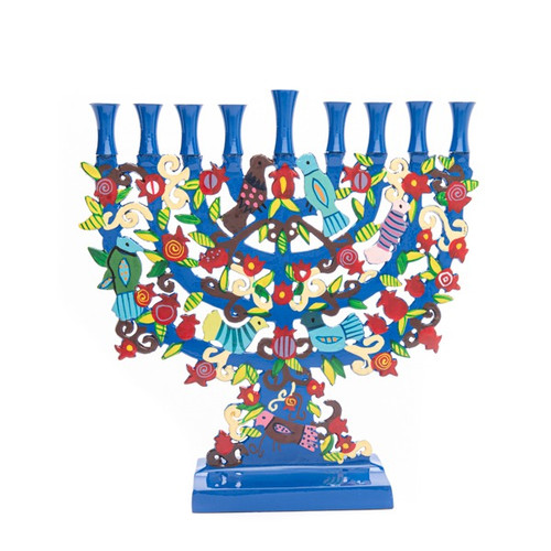 Pomegranate Tree Hanukkah Menorah
