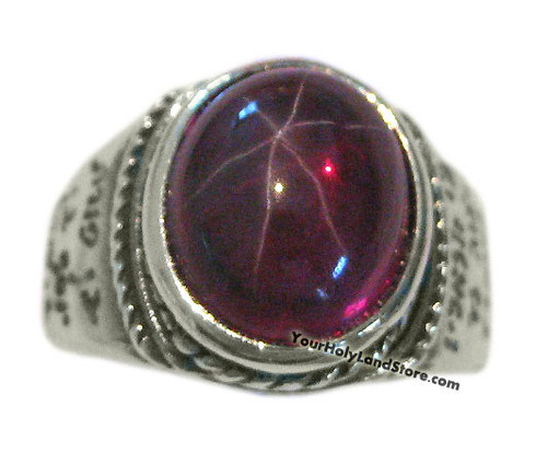 Star Ruby Ring with Blessing