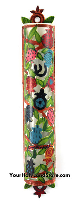 Hand Painted Mezuzah