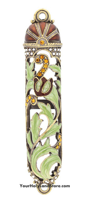 Enameled Mezuzah Case Enameled Mezuzah Case