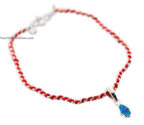 Red String Kabbalah Bracelet with Hamsa