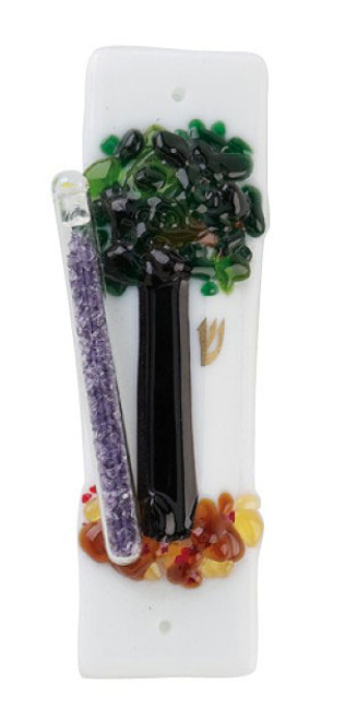 Tree of Life Wedding Shards Mezuzah Tree of Life Wedding Shards Mezuzah