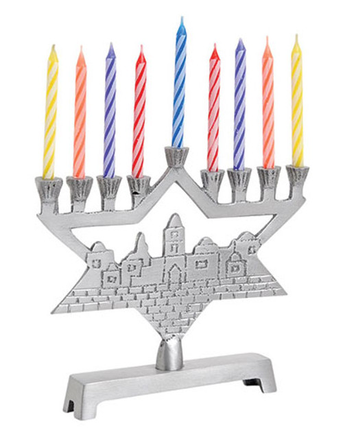Hanukkah Mini Menorah with Candles Hanukkah Mini Menorah with Candles
