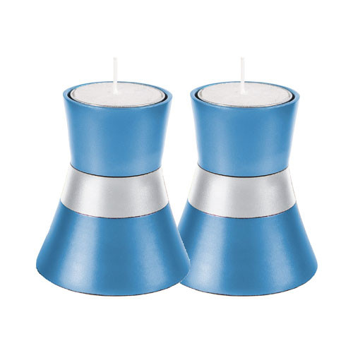 Anodized Aluminum Candlesticks