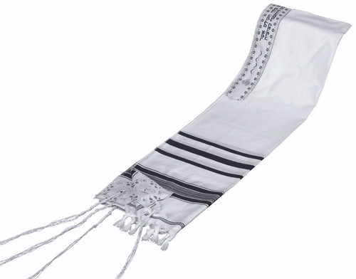 Black and White Tallit 