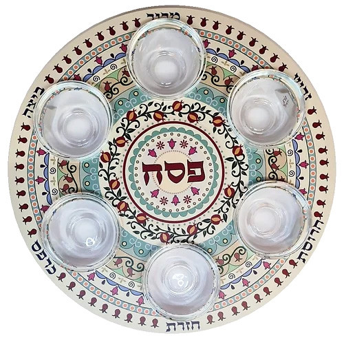 Stainless Steel Seder Plate